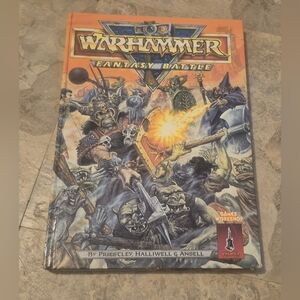 Warhammer Fantasy Battle 1987 Hardcover Book Games Workshop 3rd Oop Codex Rule